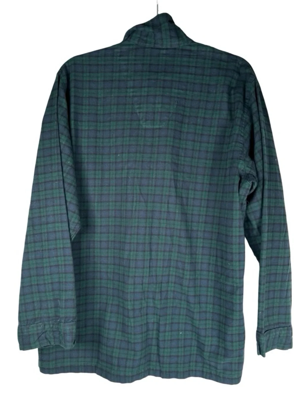 Brooks Brothers Cotton Flannel Tartan Plaid Green Navy Pajama Set Men’s Medium